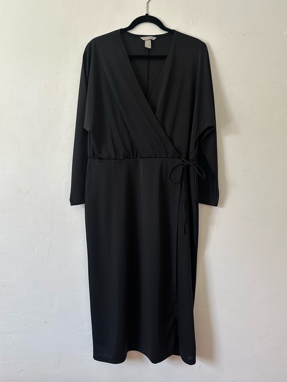H&M Black Wrap Dress